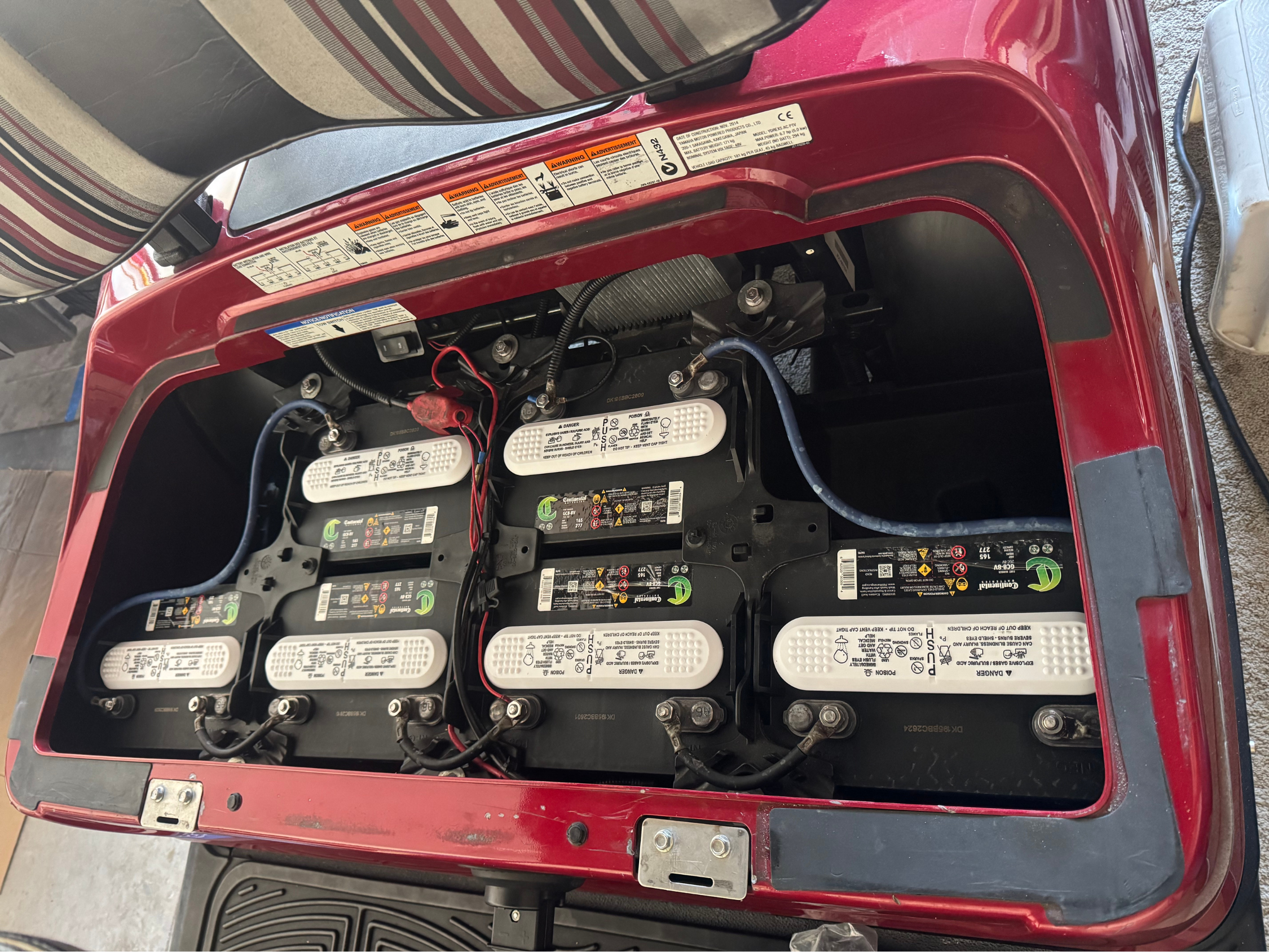 Premium Continental golf cart batteries