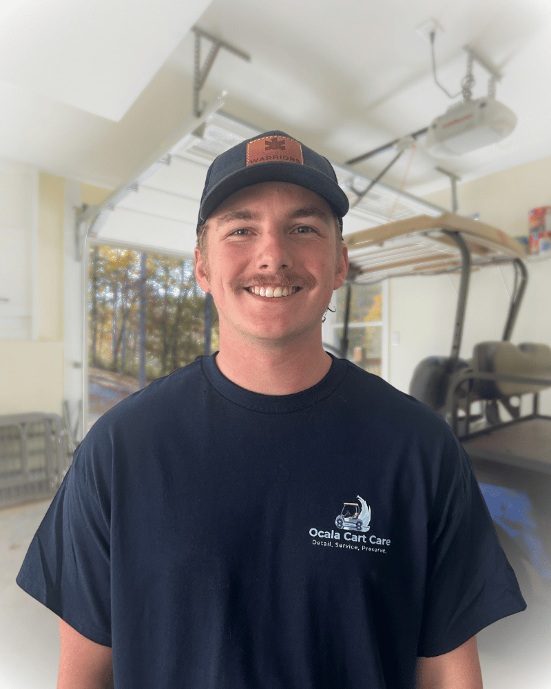 Jonah Pate, Co-Founder of Ocala Cart Care, mobile golf cart service in Ocala, FL