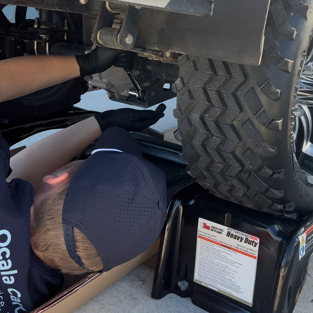 Golf cart maintenance service
